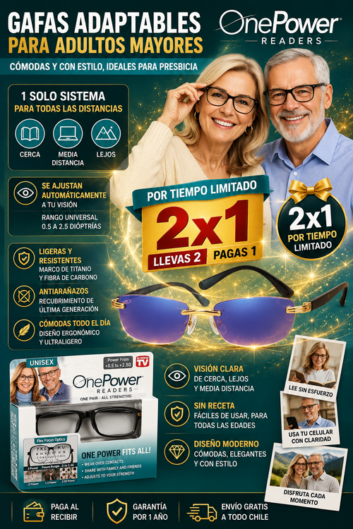 LENTES ONE POWER  READERS